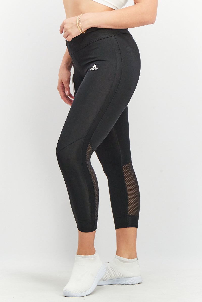 Adidas Women Sportswear Fit Running Tights, Black - Image 4